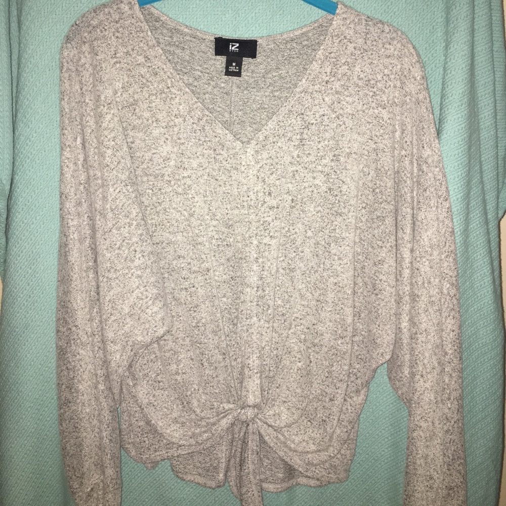 Cute Grey Long Sleeved Shirt